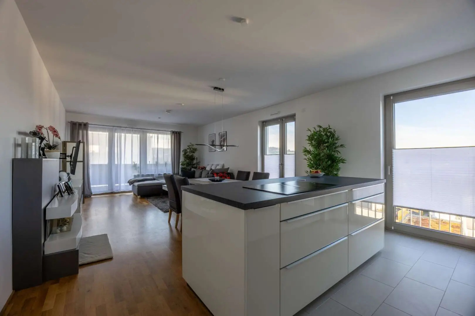 Wohnen mit offener Küche