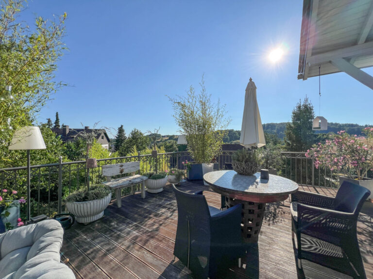 Balkon mit Ausblick